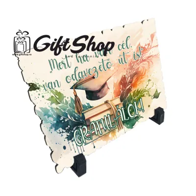 Gratulalok, placheta cu mesaj, model a